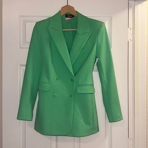 Express Double Breasted Hourglass Blazer